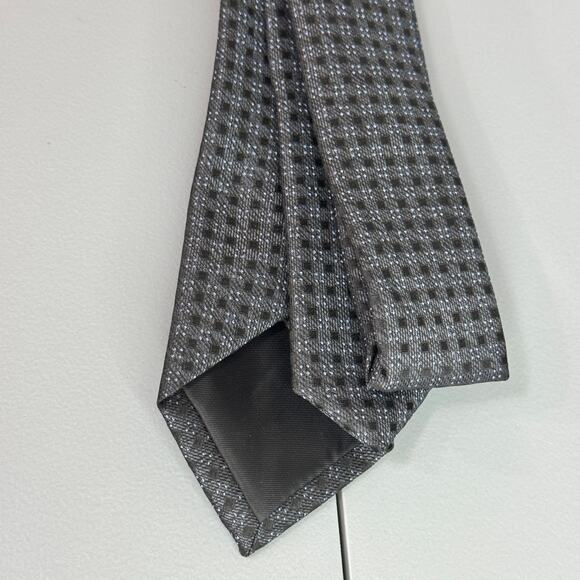 Barr III Mens Tie Nitro Heat Black Silk Blend New With Tags - Picture 6 of 12